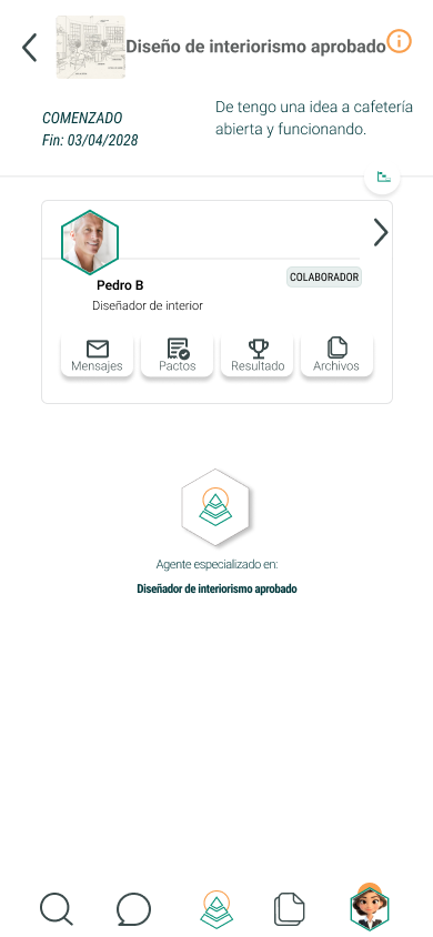 Evento «Diseño de interiorismo aprobado» con su colaborador